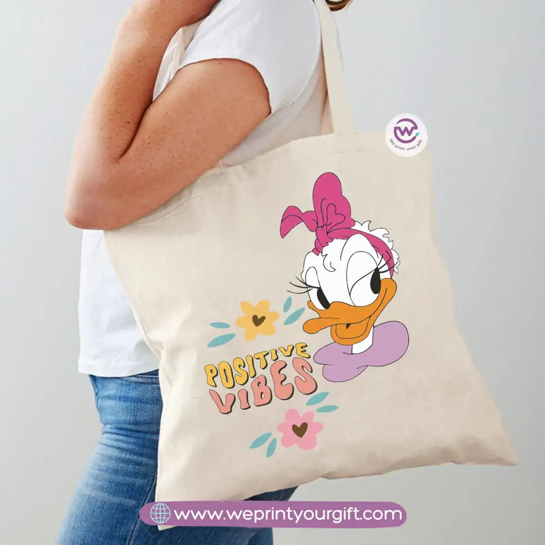 Tote Bag for Women- Donald duck - WE PRINT