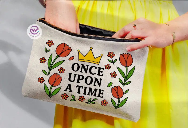 Fabric makeup case - English quotes - WE PRINT