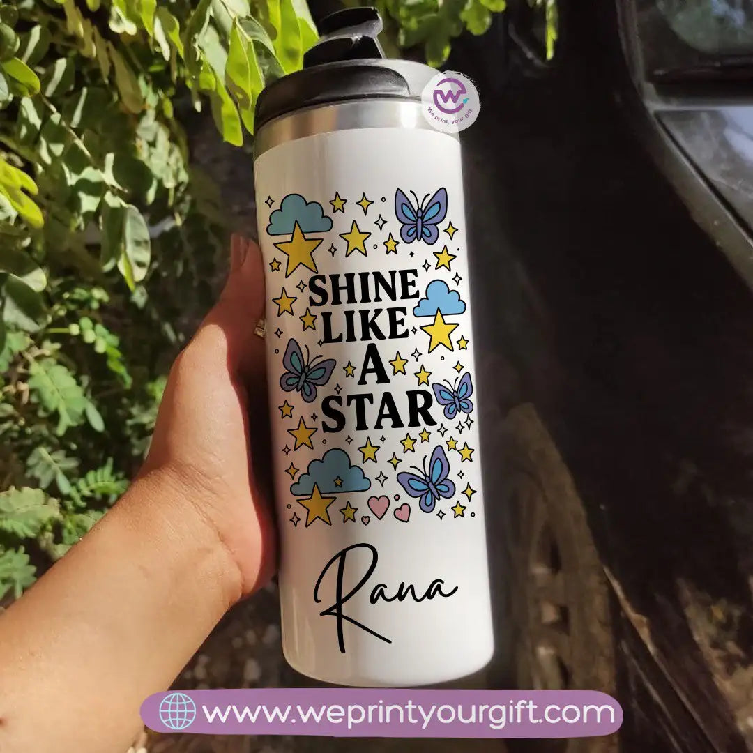 custom thermal mug- Starbucks mug- Motivation - WE PRINT