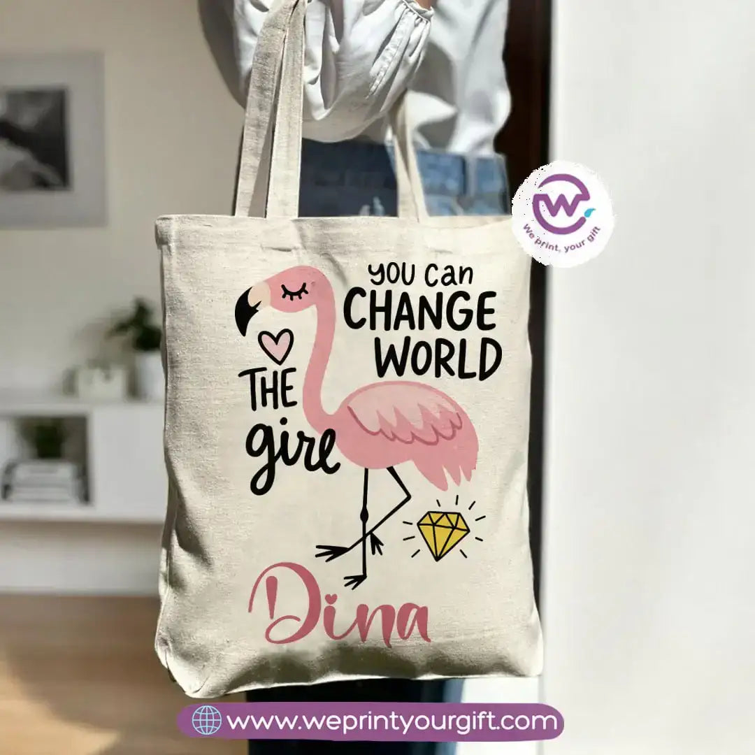 Tote bag with zipper - Unicorn - WE PRINT