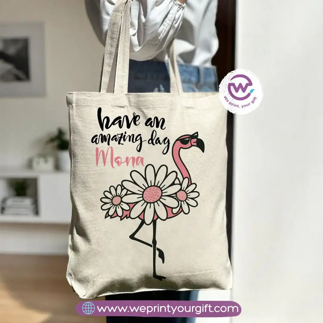 Tote bag with zipper - Unicorn - WE PRINT