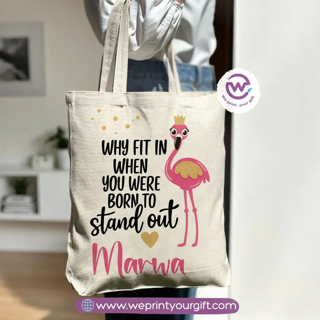 Tote bag with zipper - Unicorn - WE PRINT