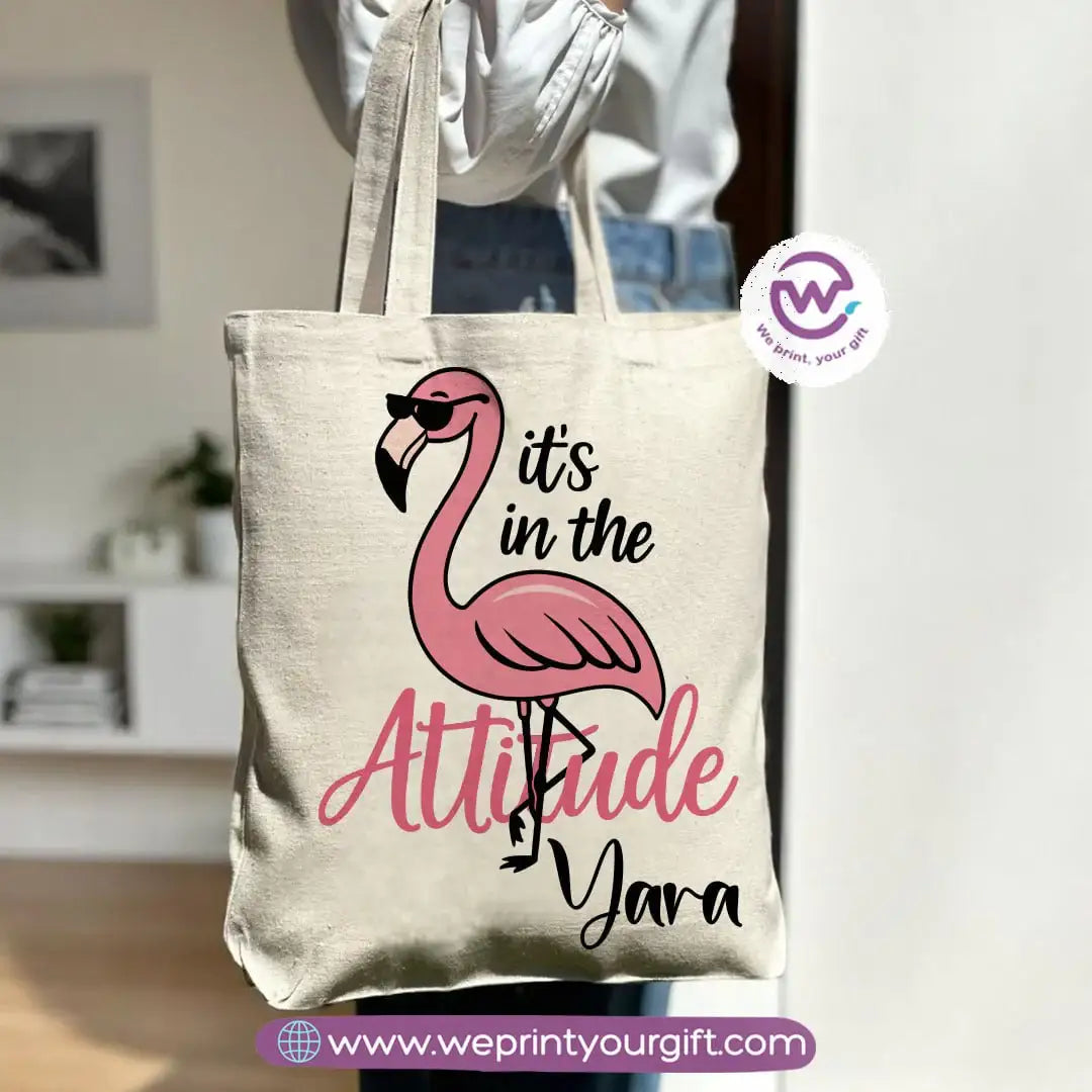 Tote bag with zipper - Unicorn - WE PRINT