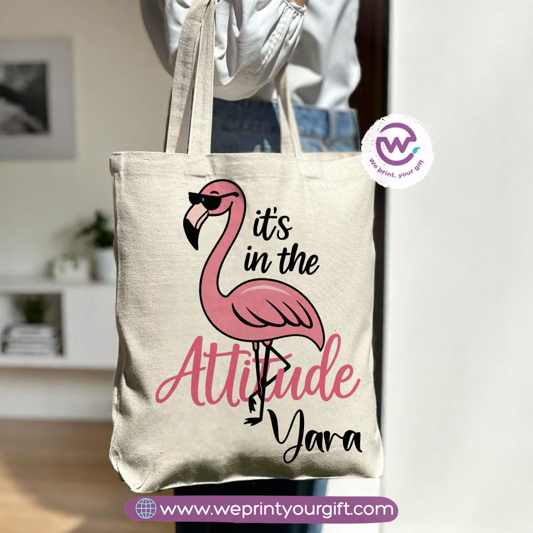 Tote bag with zipper - Unicorn - WE PRINT