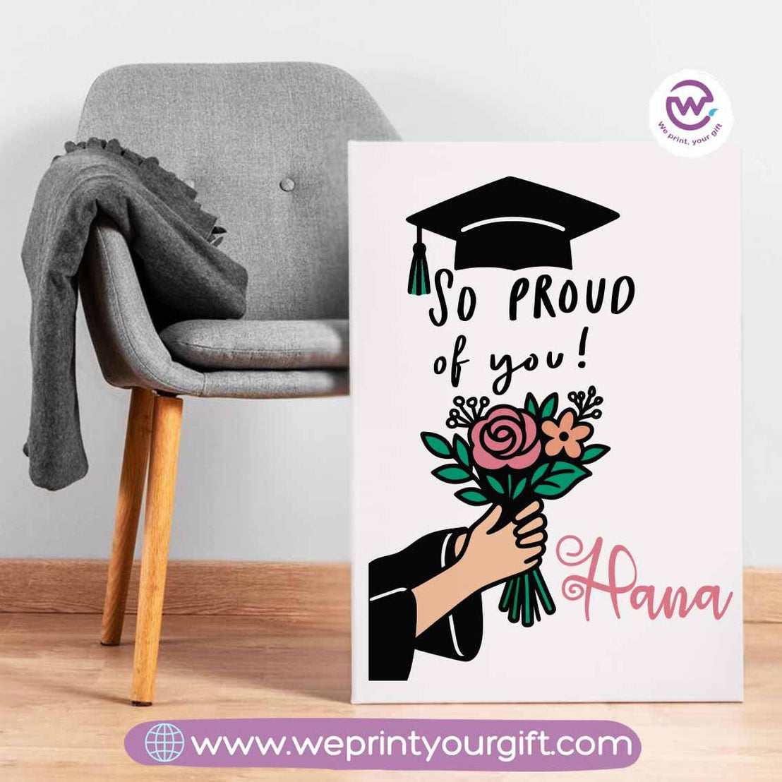 Custom wall frame- Graduation