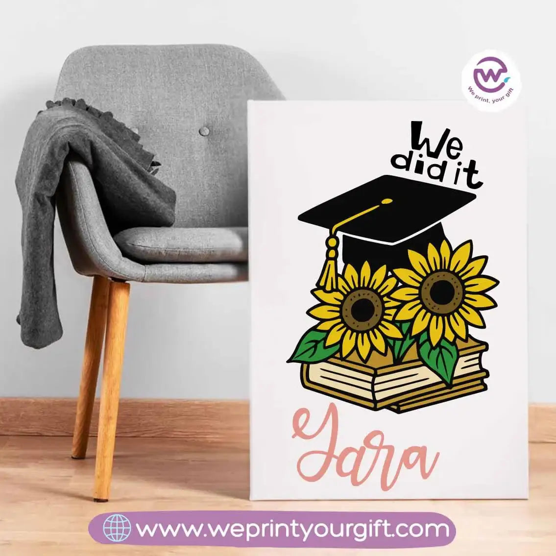 Custom wall frame- Graduation - WE PRINT