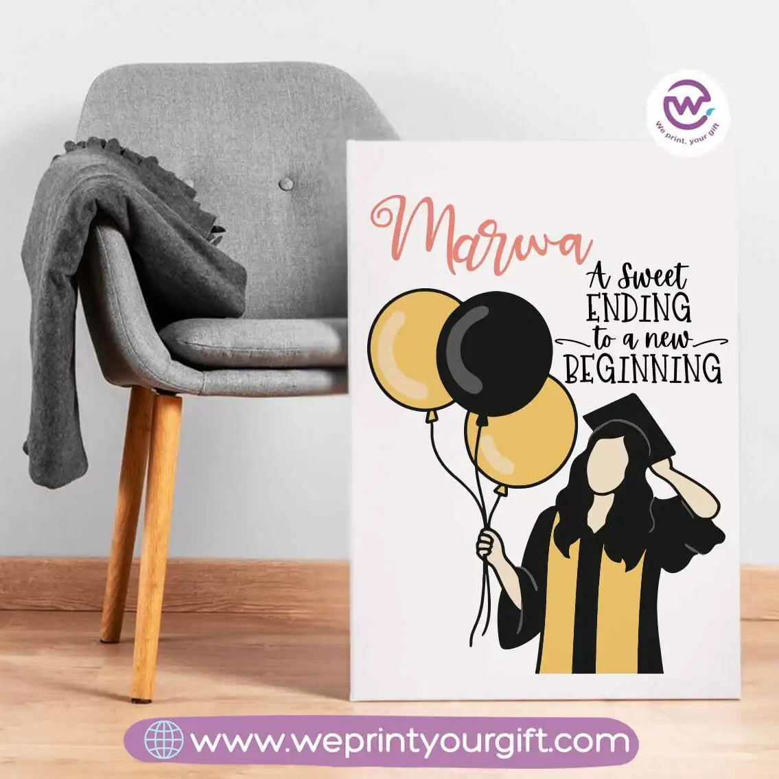 Custom wall frame- Graduation - WE PRINT