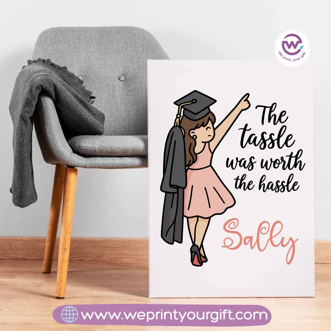 Custom wall frame- Graduation