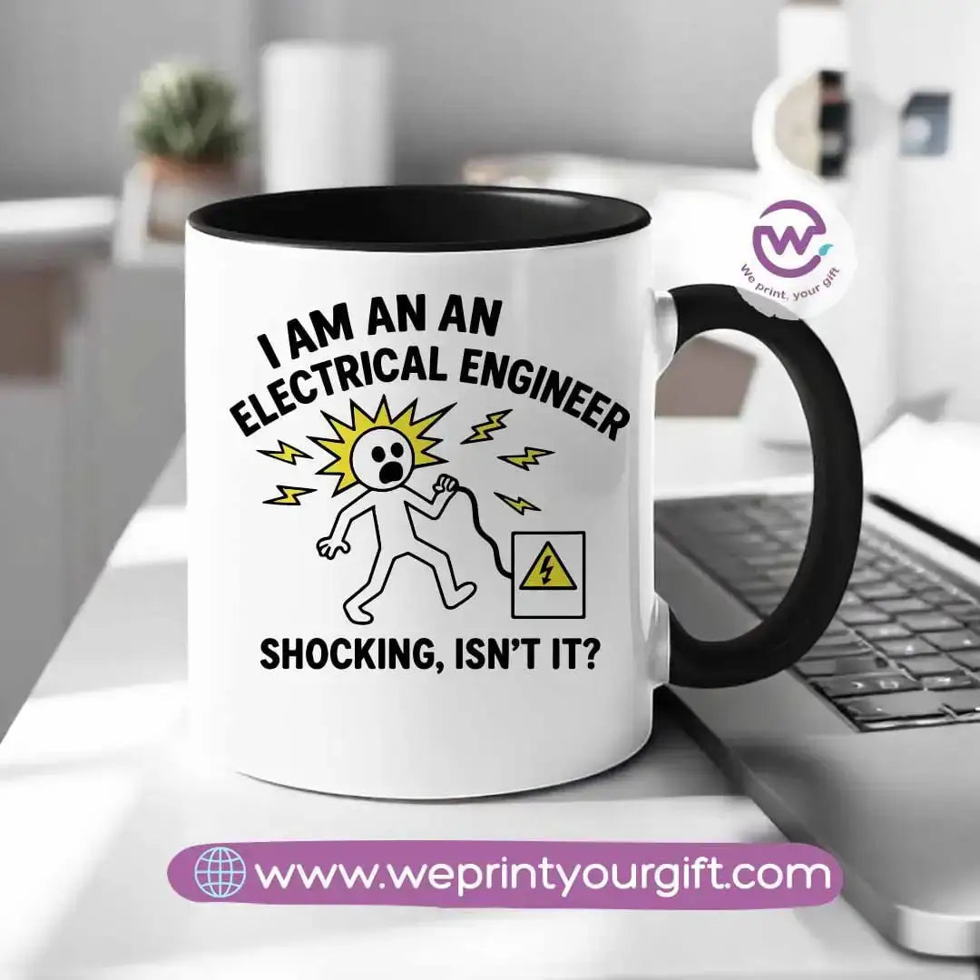 Custom mug- Colored inside mug- Engineer - WE PRINT