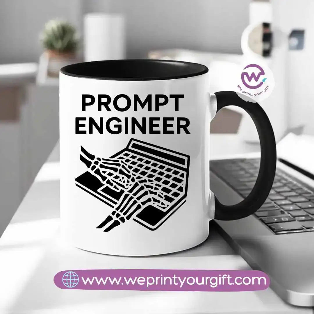 Custom mug- Colored inside mug- Engineer - WE PRINT