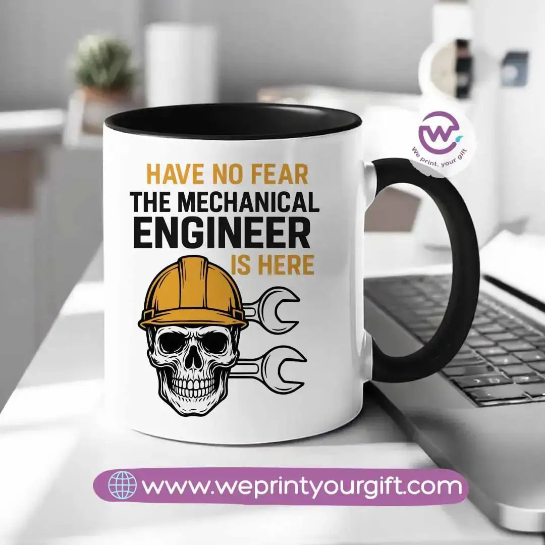 Custom mug- Colored inside mug- Engineer - WE PRINT