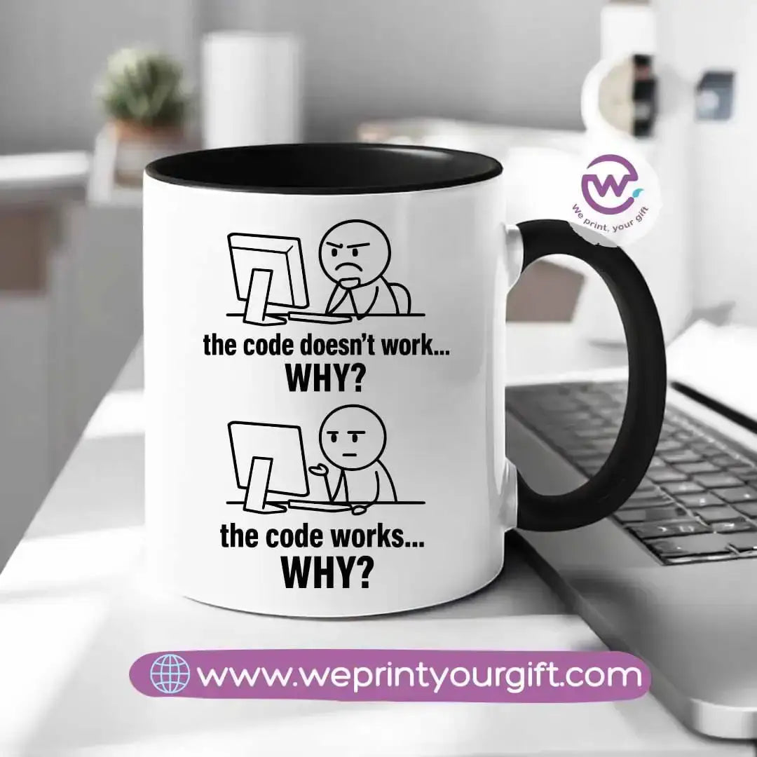 Custom mug- Colored inside mug- Engineer - WE PRINT