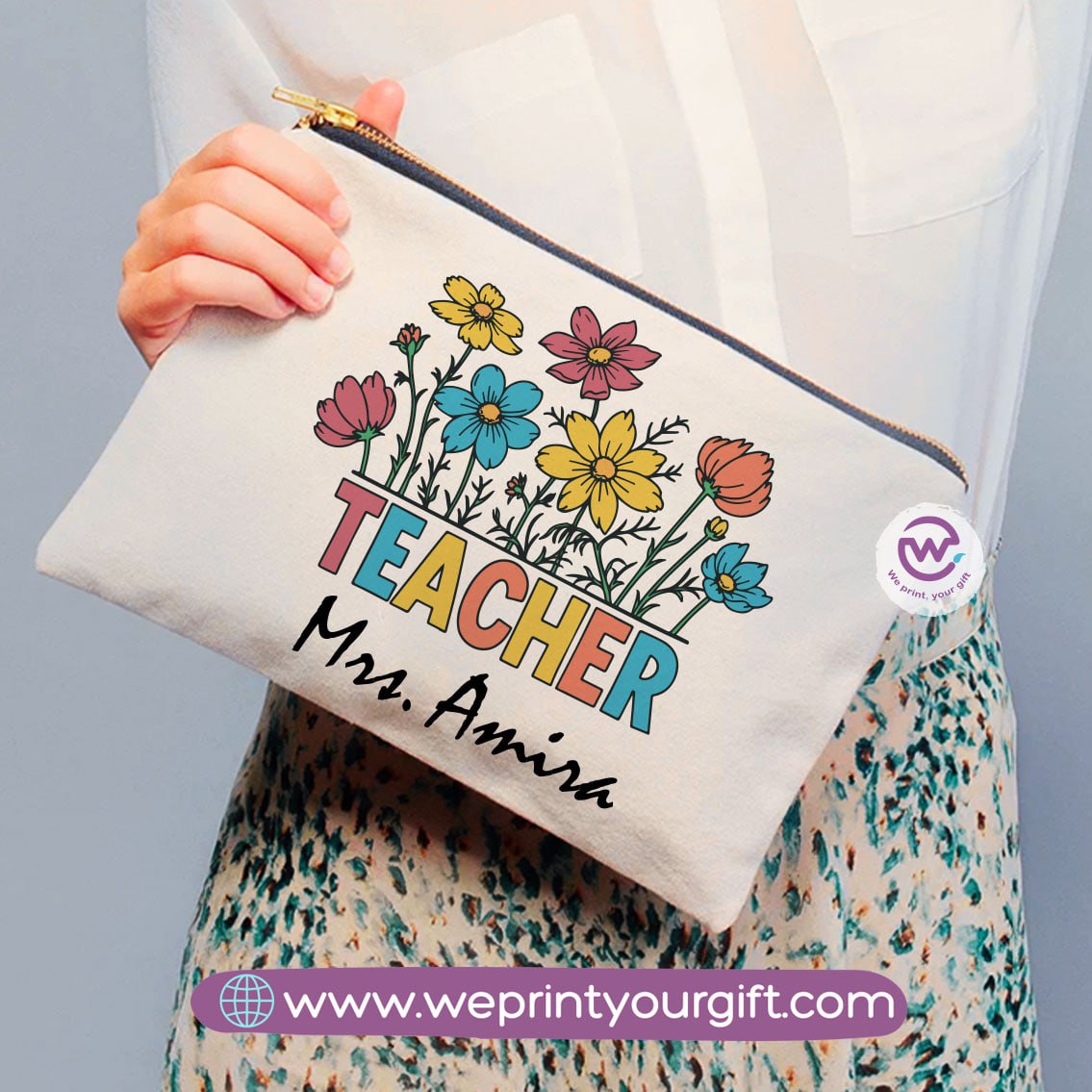 Teacher Pencil Case- Names