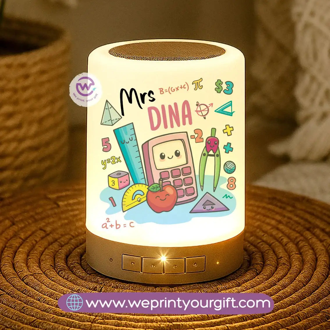 Touch Lamp Speaker- Teacher - WE PRINT