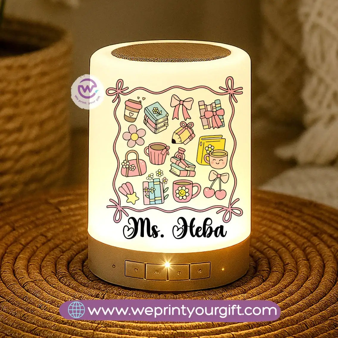 Touch Lamp Speaker- Teacher - WE PRINT