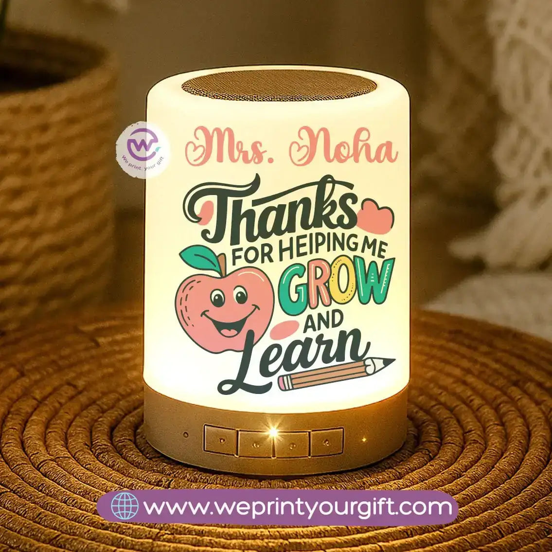 Touch Lamp Speaker- Teacher - WE PRINT