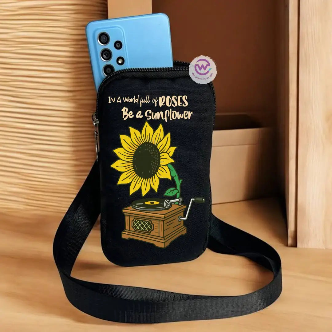 Fabric mobile bag - Sunflower - WE PRINT