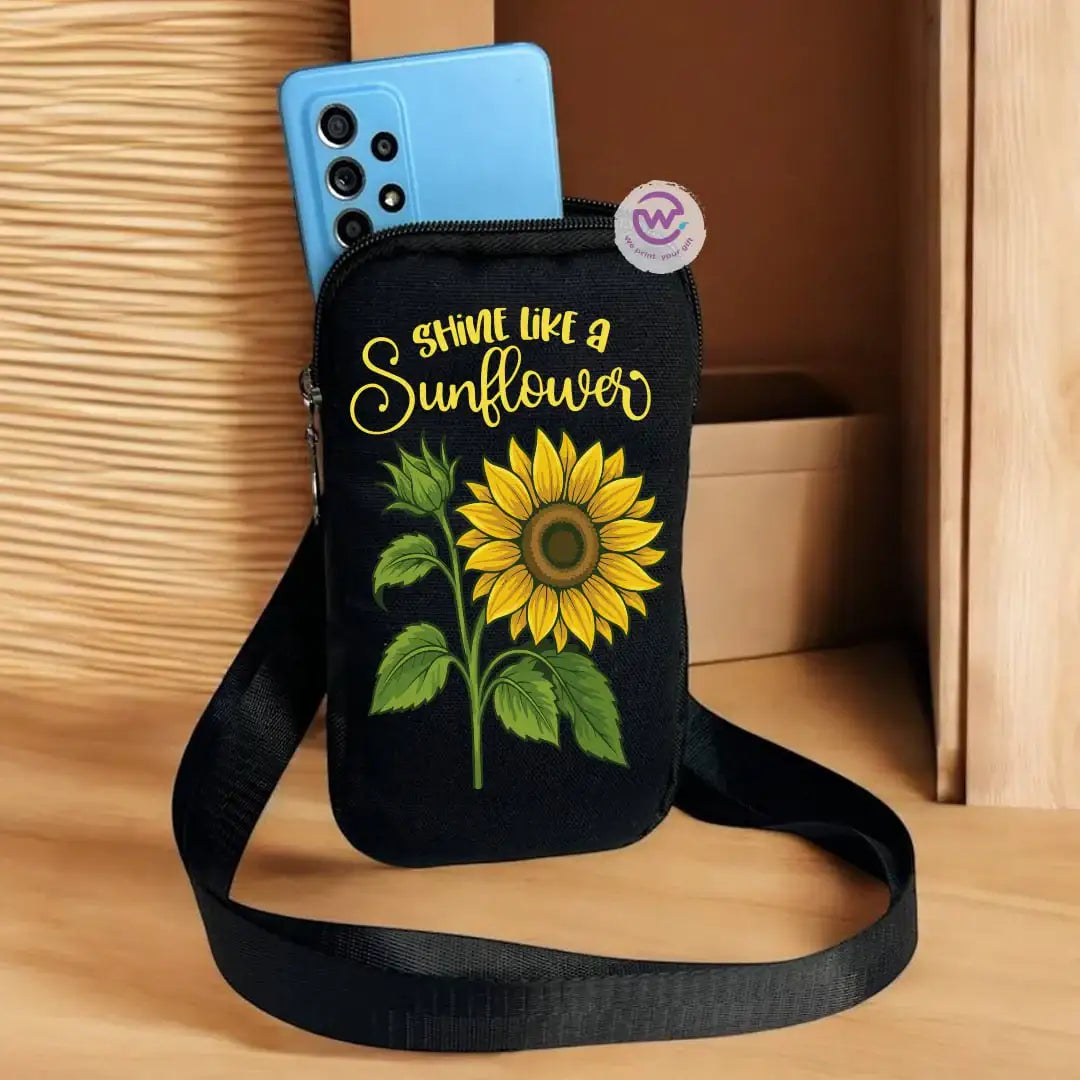 Fabric mobile bag - Sunflower - WE PRINT