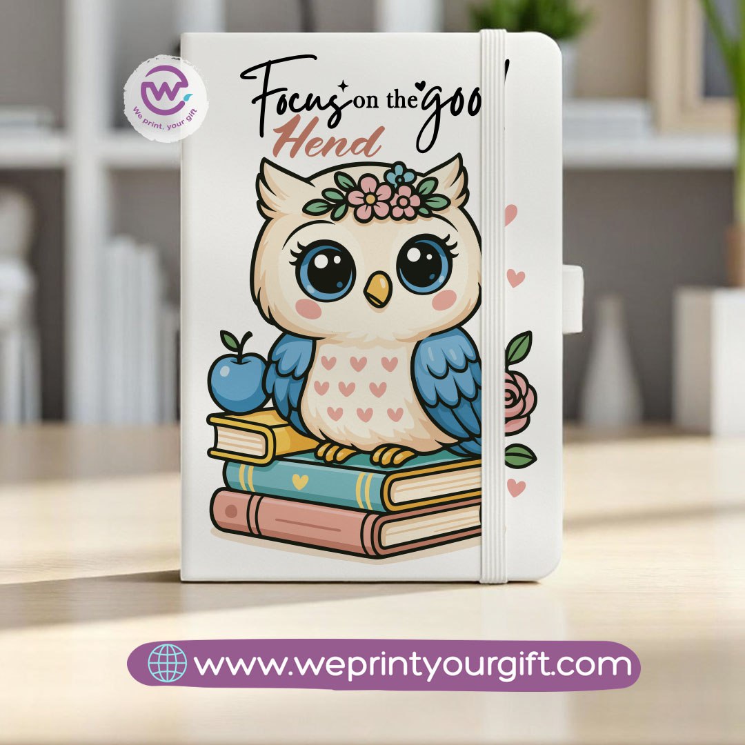 Rubber Notebook- Owl- Names