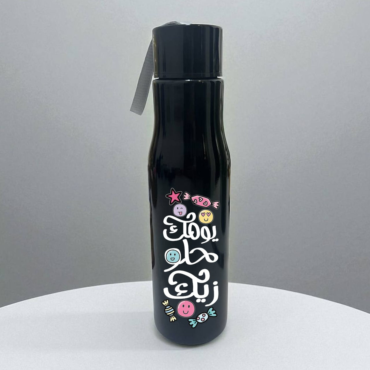 زجاجة بلاستيكية مع حامل - تحفيز