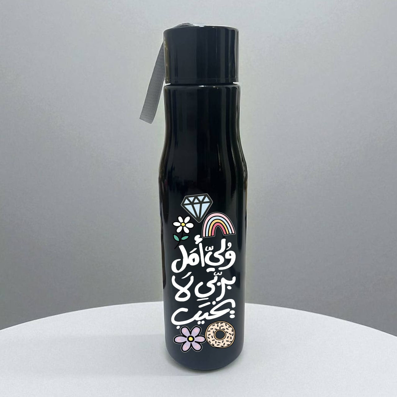 زجاجة بلاستيكية مع حامل - تحفيز