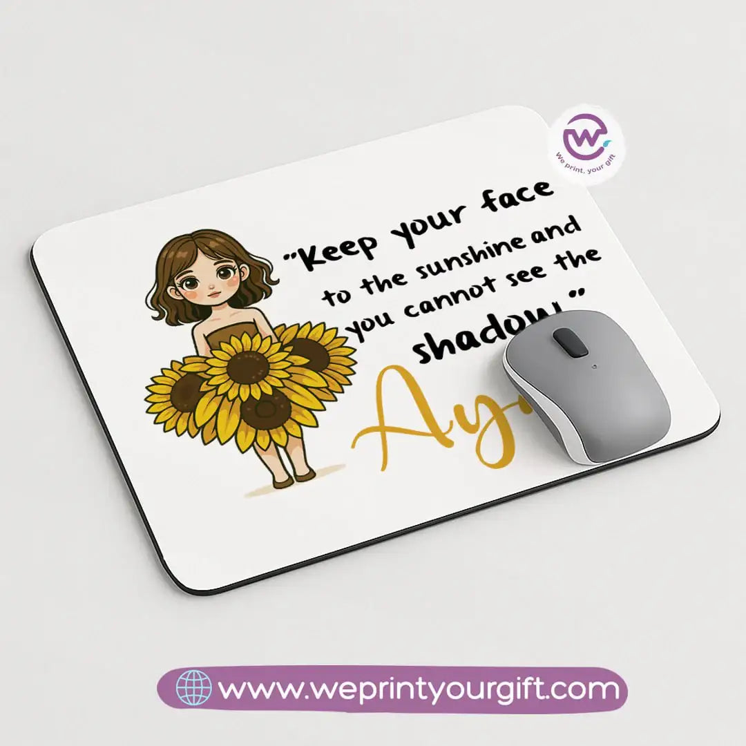 Custom mouse pad- Sunflower - WE PRINT