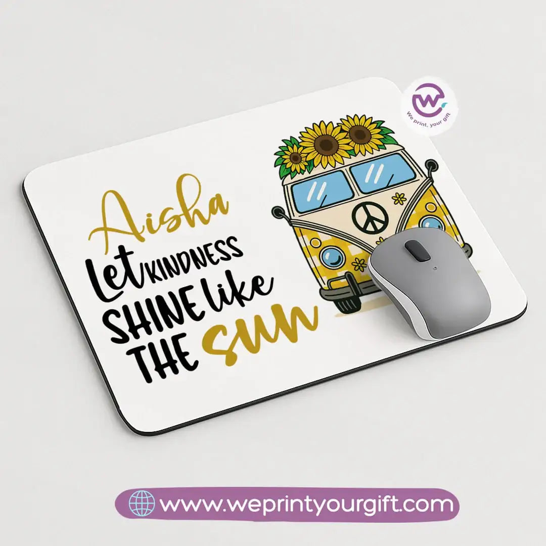 Custom mouse pad- Sunflower - WE PRINT
