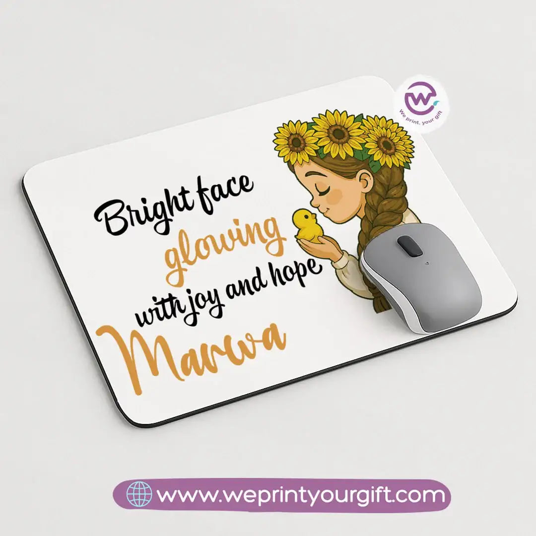 Custom mouse pad- Sunflower - WE PRINT