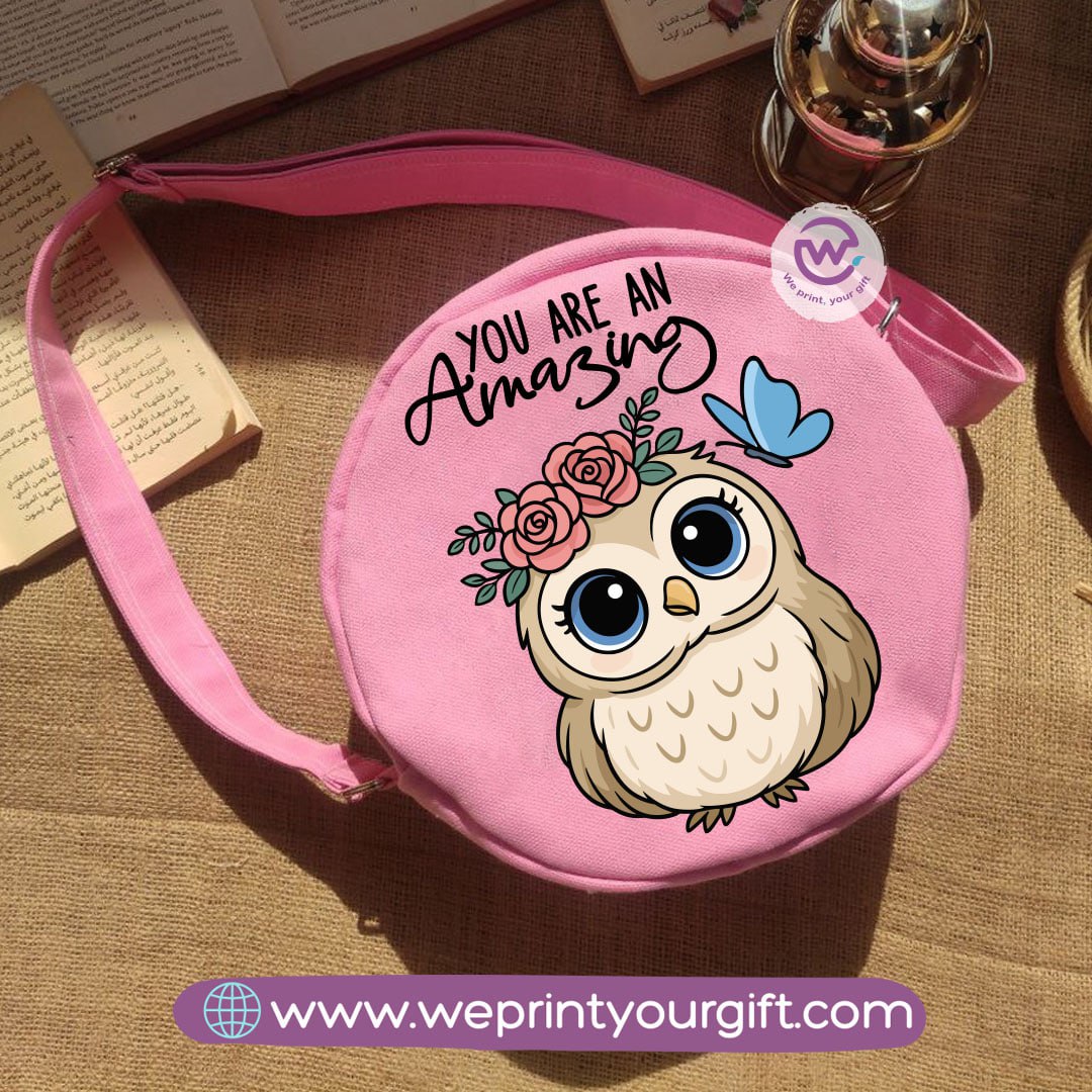 Round bag-Owl