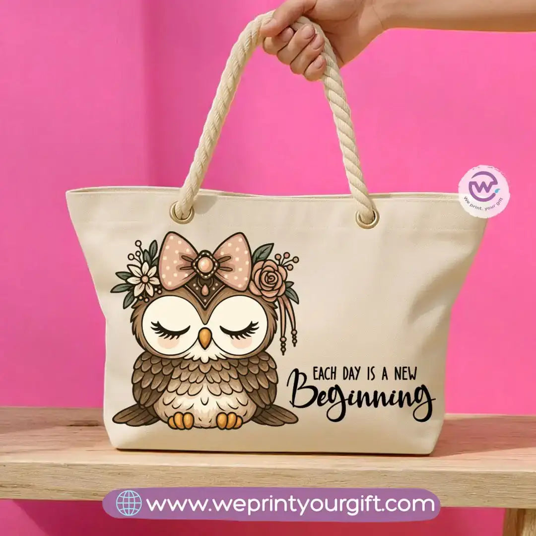 Sea bag- Owl - WE PRINT