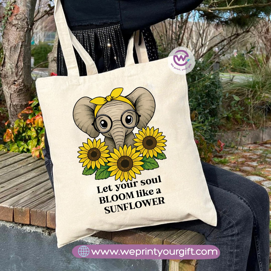 Tote bag for women- Sunflower