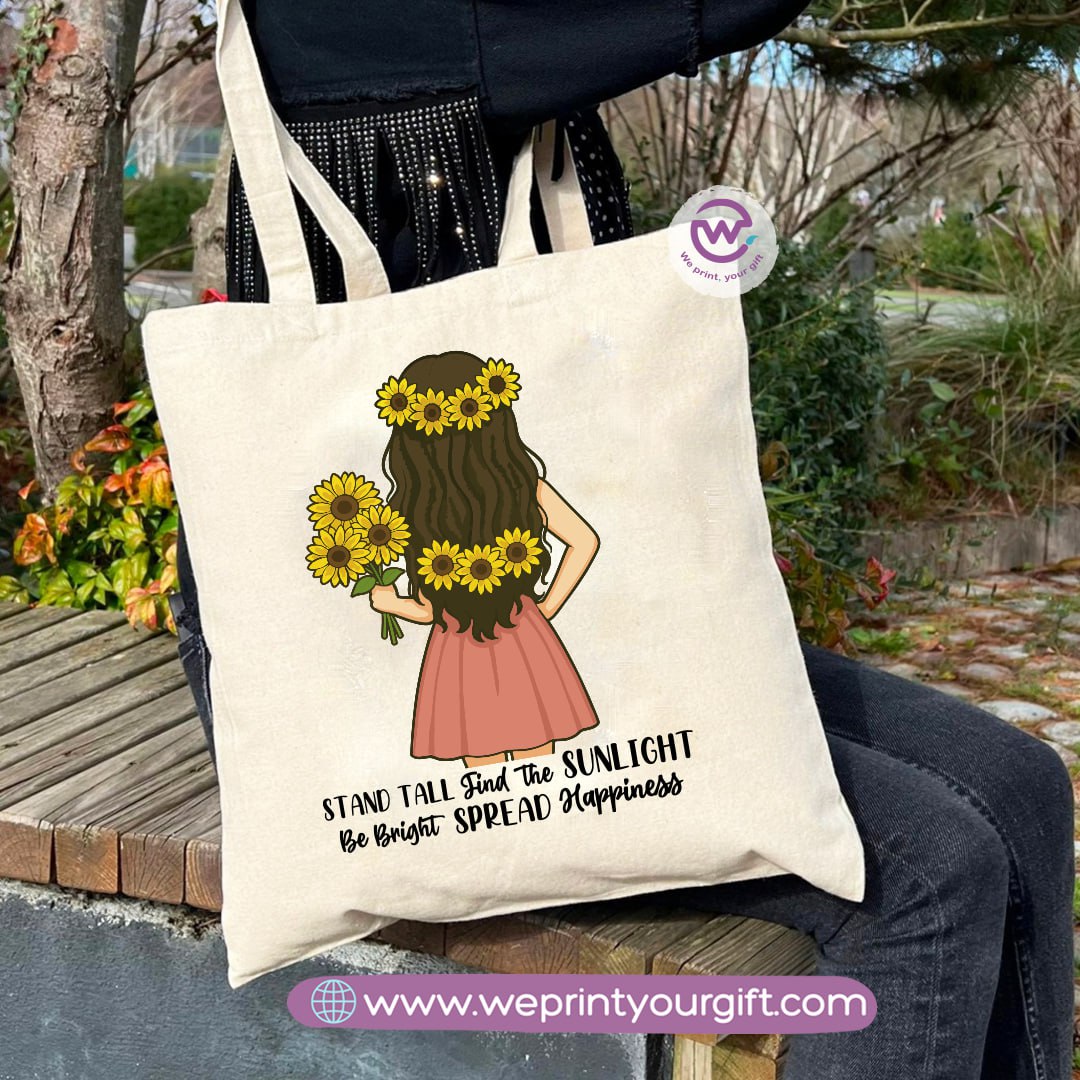 Tote bag for women- Sunflower