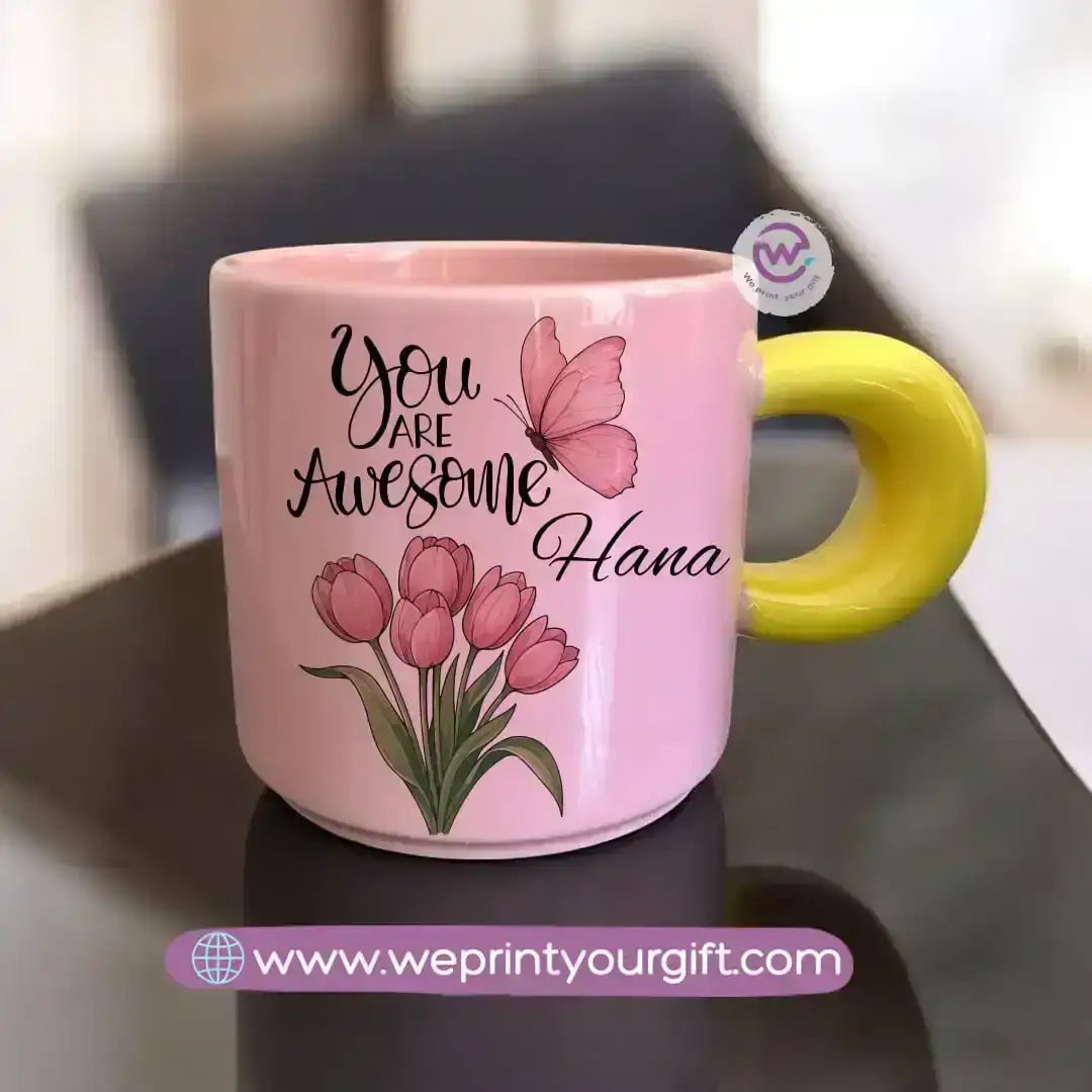 Round handle mug - Motivational designs - WE PRINT