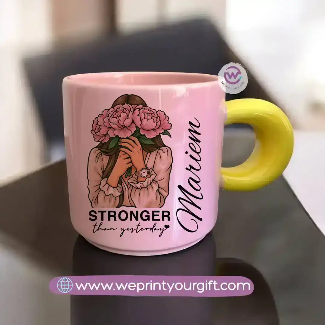 Round handle mug - Motivational designs - WE PRINT