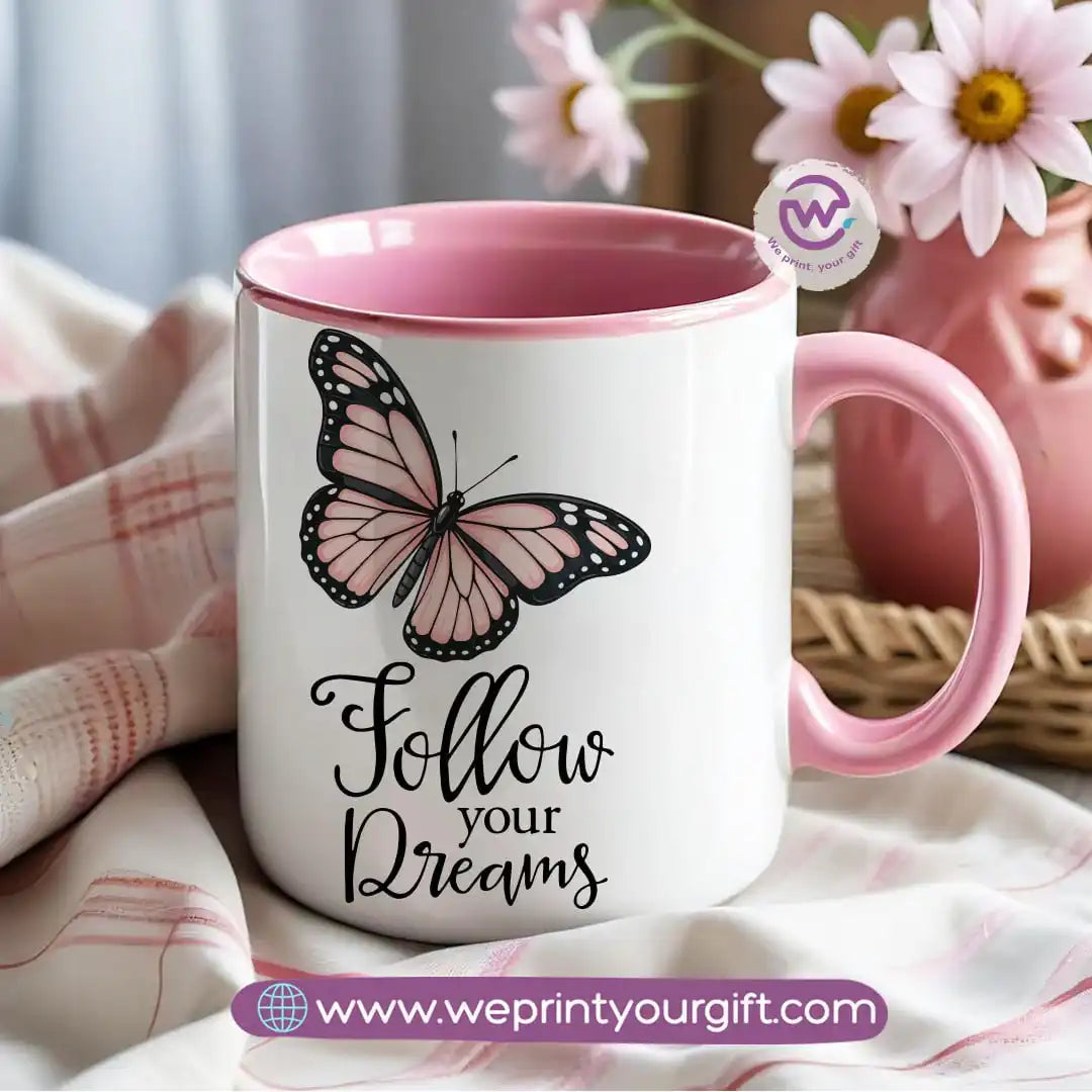 Colored inside mug- Motivation