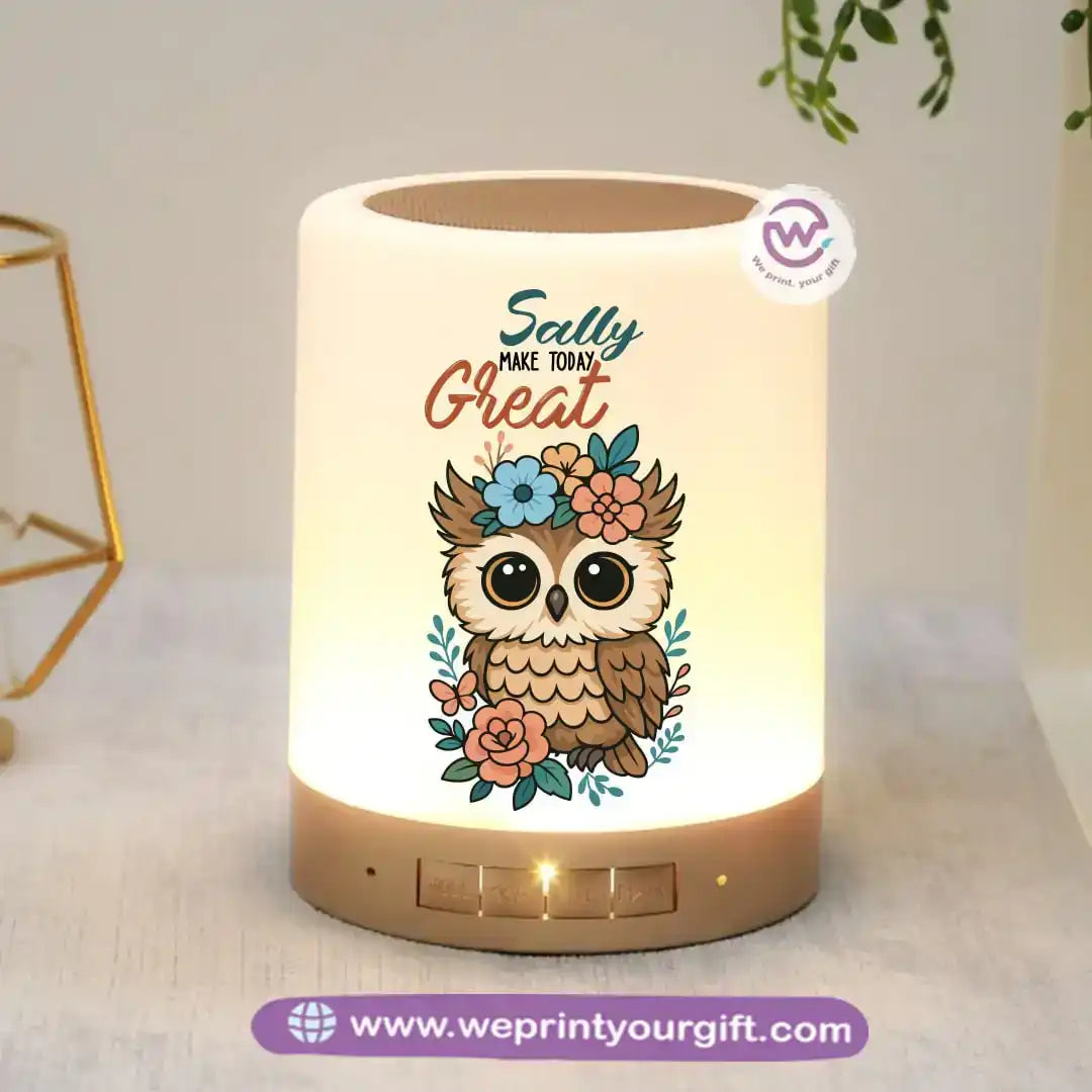 Portable Speaker and Lamp- Owl