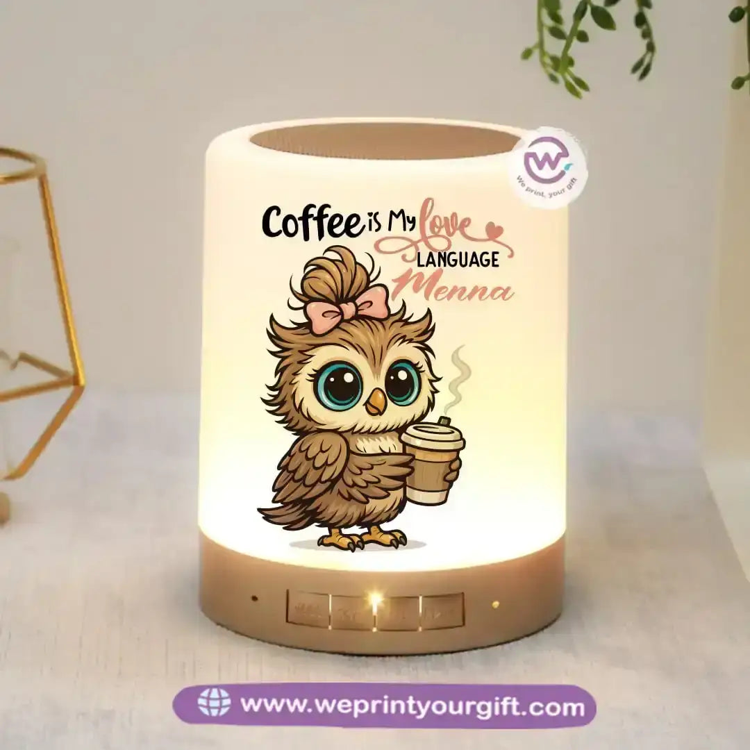 Portable Speaker and Lamp- Owl - WE PRINT
