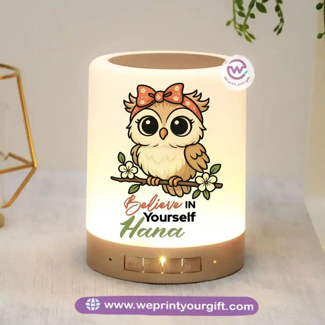 Portable Speaker and Lamp- Owl