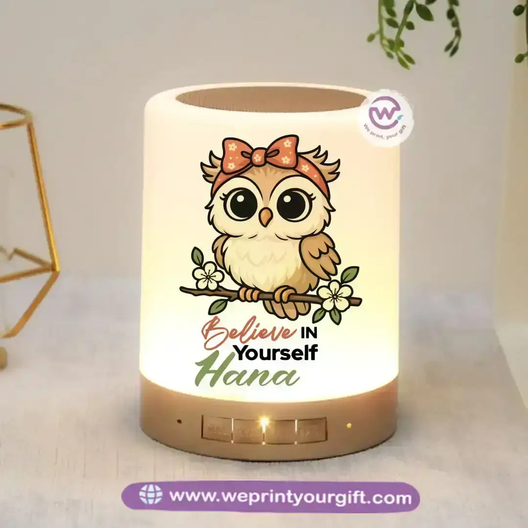 Portable Speaker and Lamp- Owl - WE PRINT