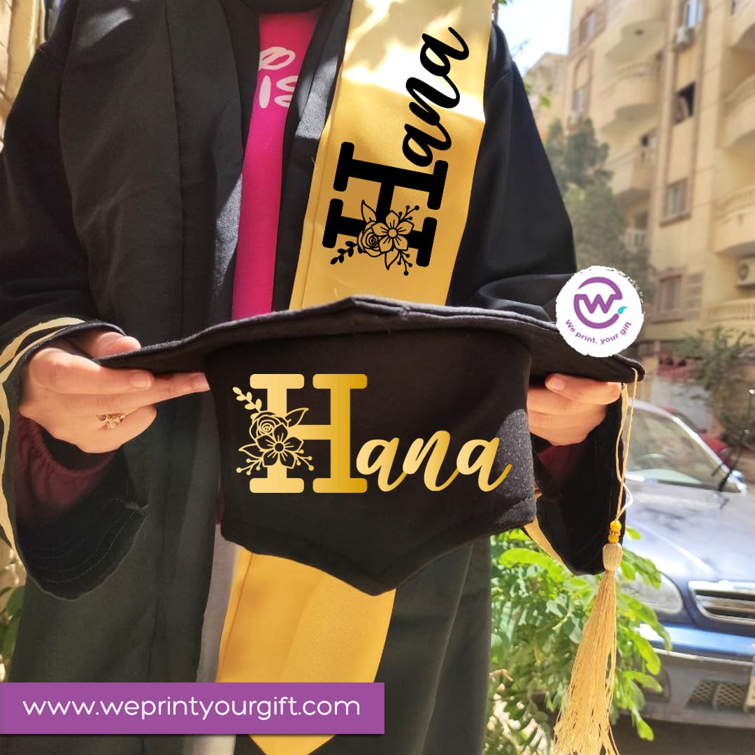 Graduation robe and cap