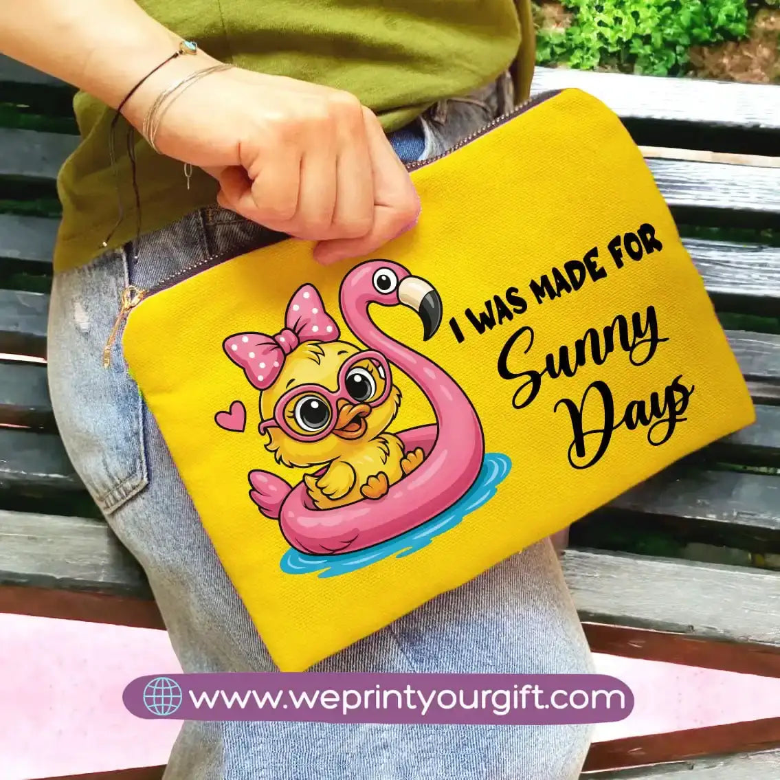 custom makeup clutch- Summer - WE PRINT
