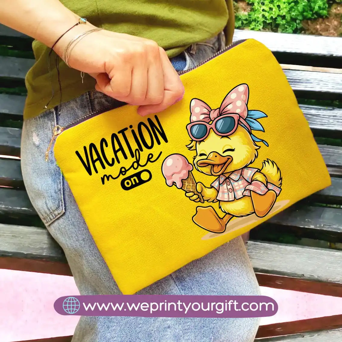 حقيبة مكياج مخصصة - صيف