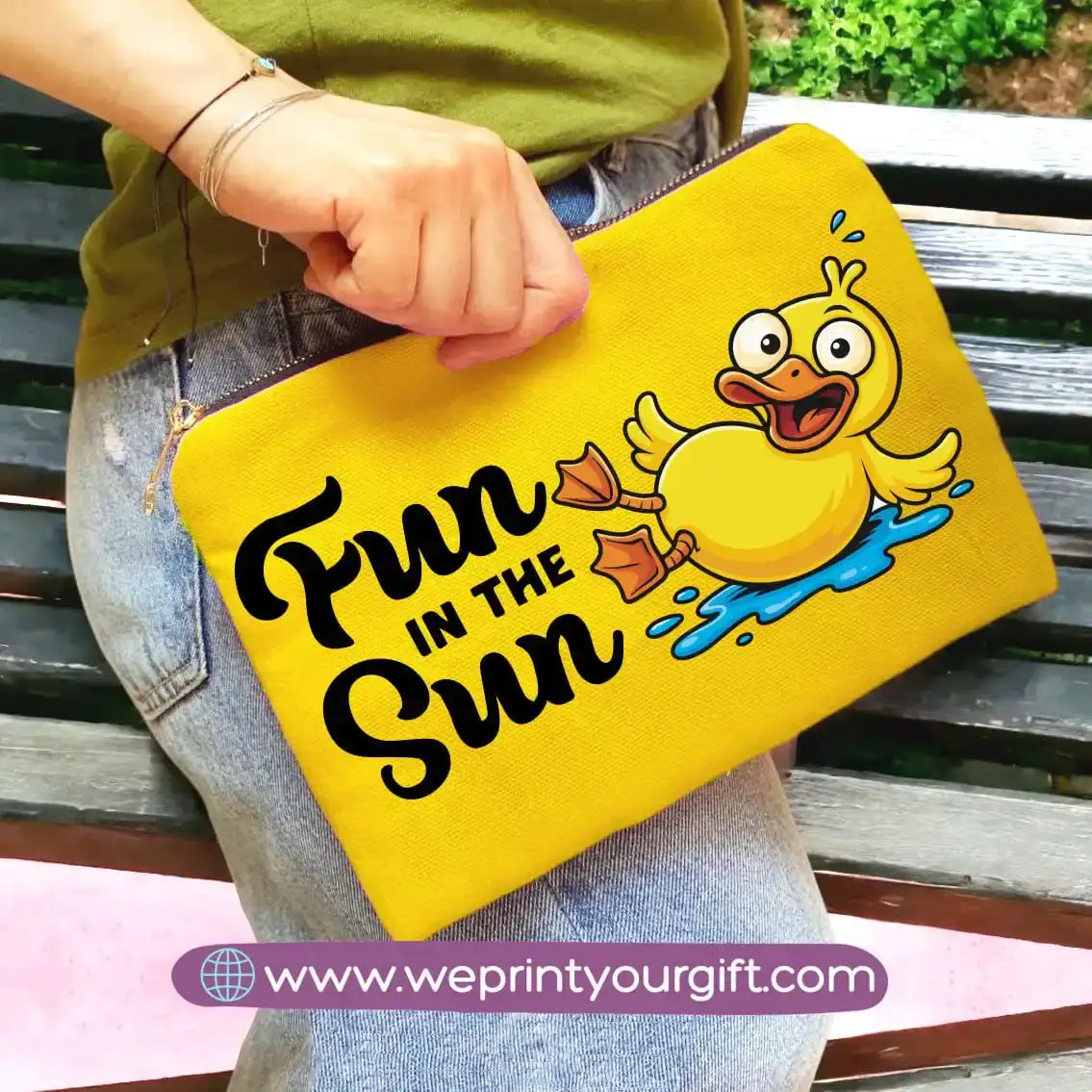 custom makeup clutch- Summer - WE PRINT