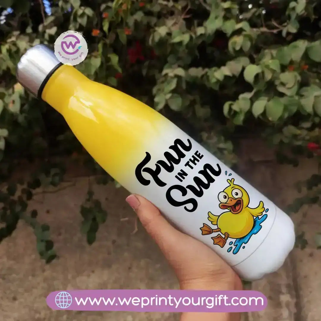 Stainless steel water bottle- Mixed color- Summer - WE PRINT