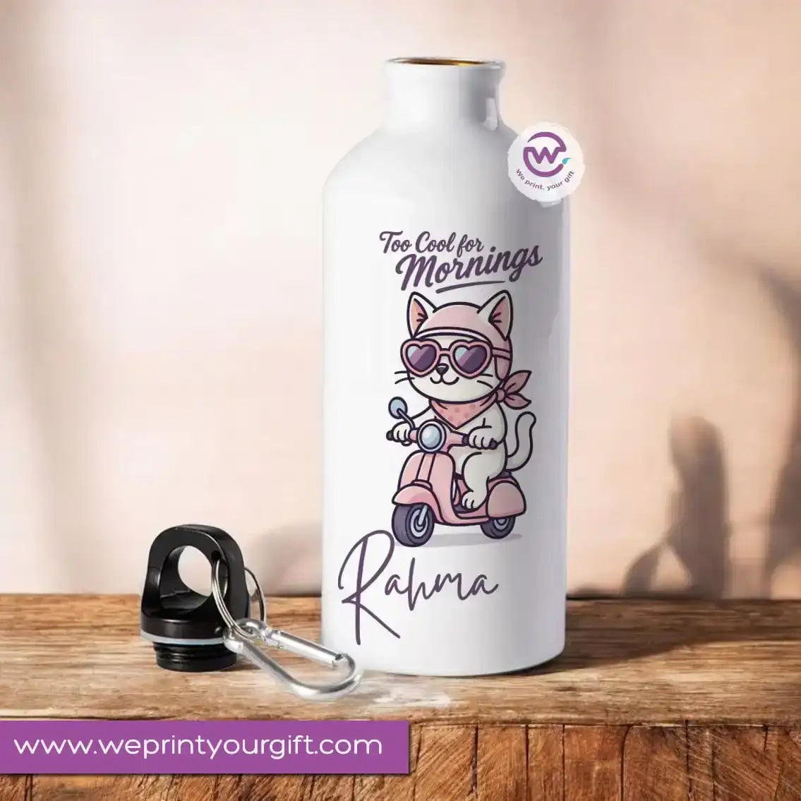 Custom Water Bottle - Cat - WE PRINT