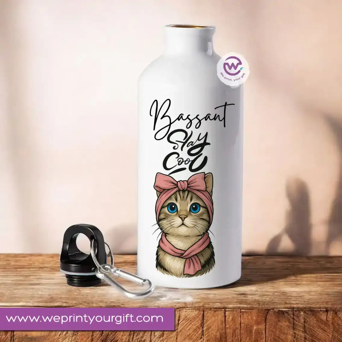 Custom Water Bottle - Cat - WE PRINT