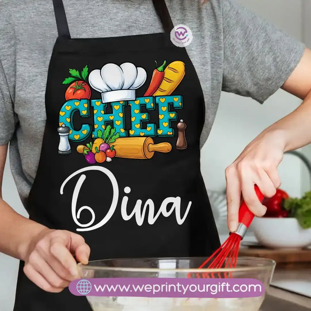 Personalized apron- Names - WE PRINT