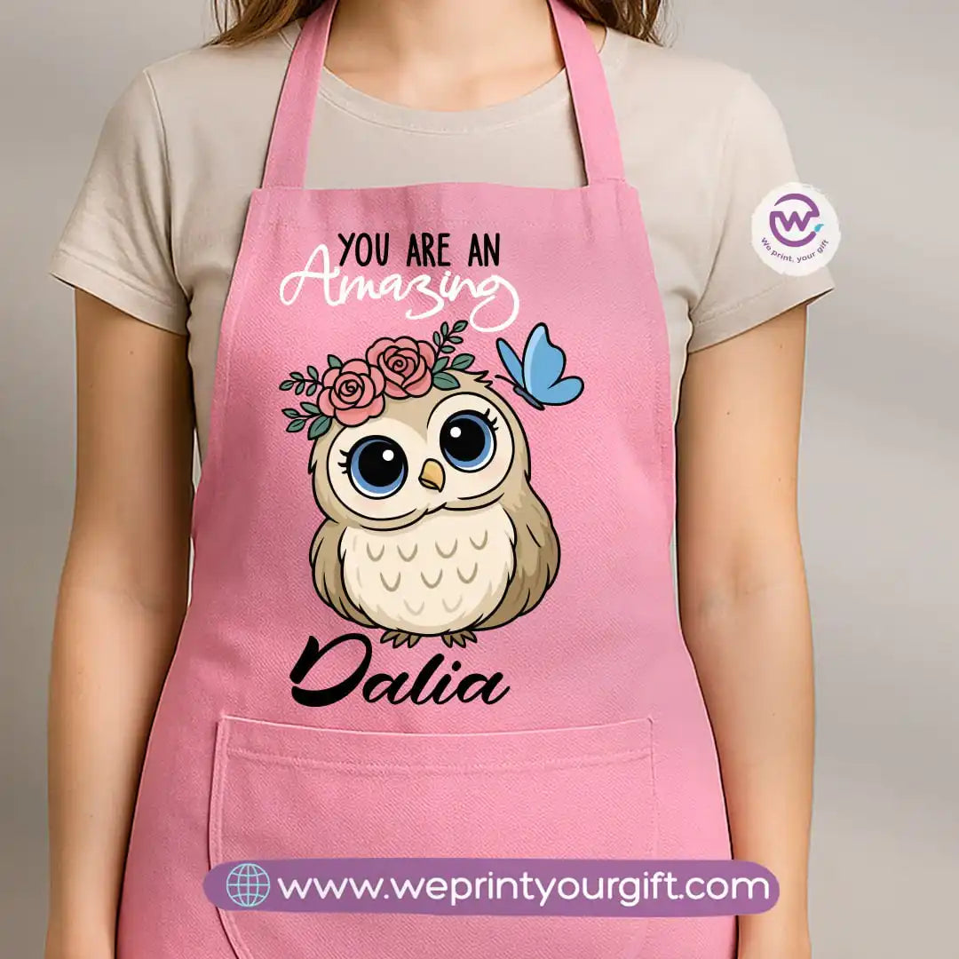 Personalized apron-Owl - WE PRINT