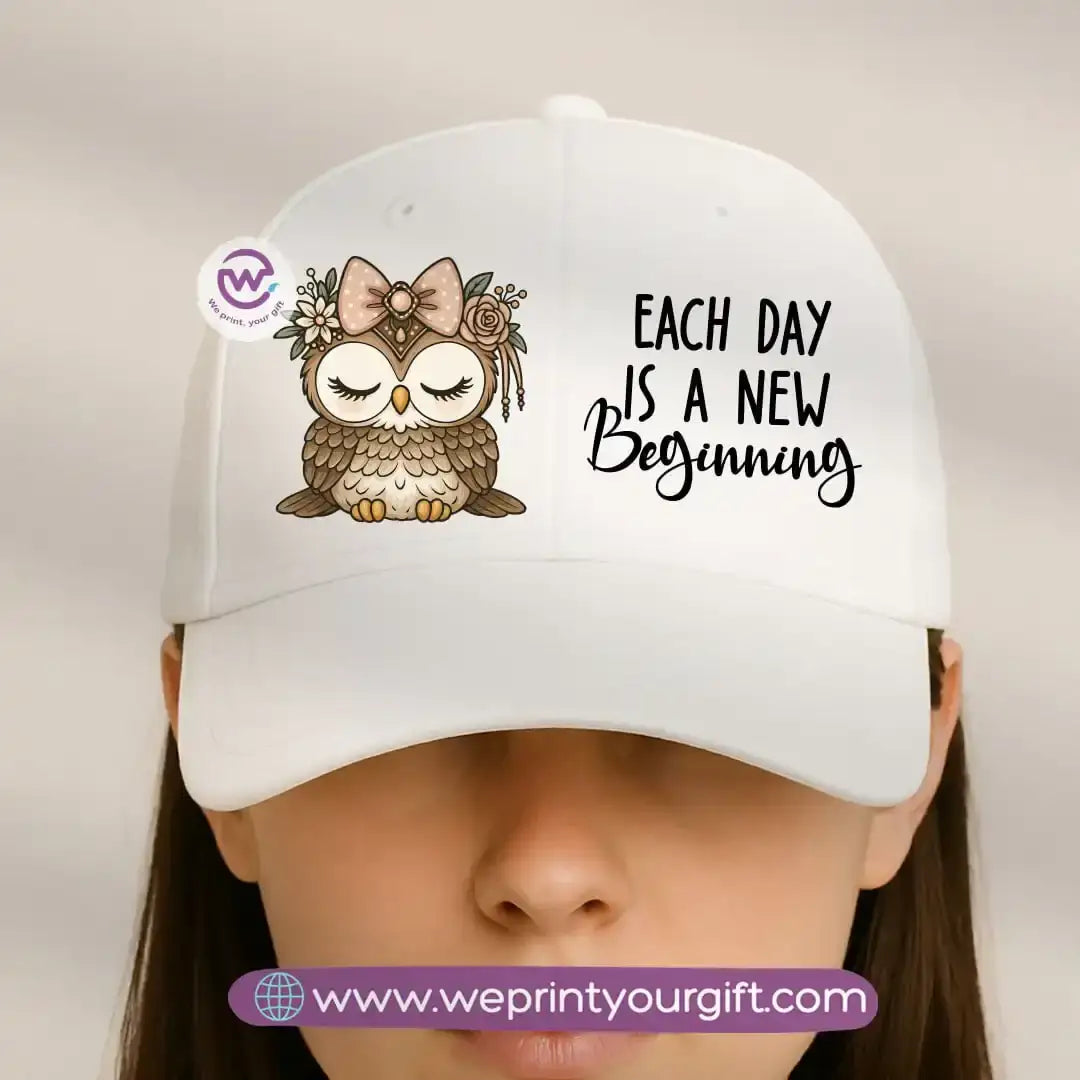 Personalized summer cap- Owl - WE PRINT