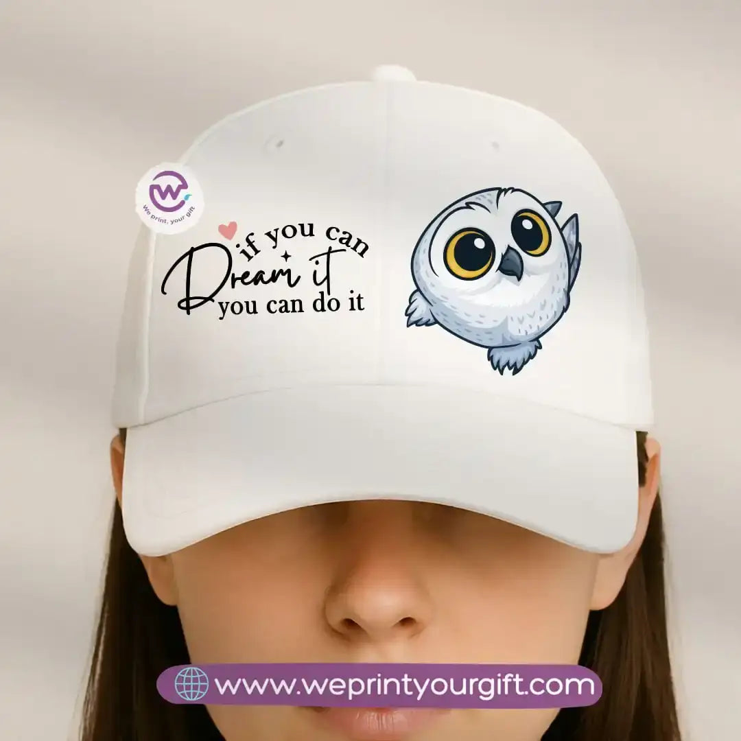 Personalized summer cap- Owl - WE PRINT